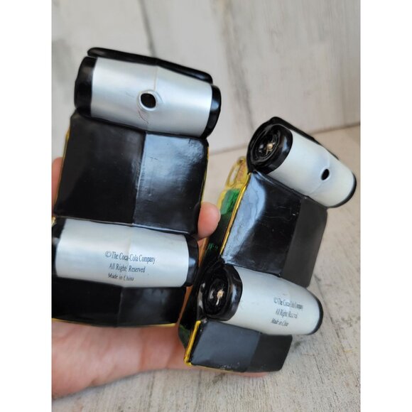 Blown glass bottling company Coca-Cola truck delivery ornament xmas set - Picture 9 of 9